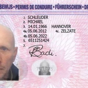 Real Belgium Driving License