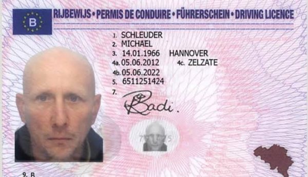 Real Belgium Driving License